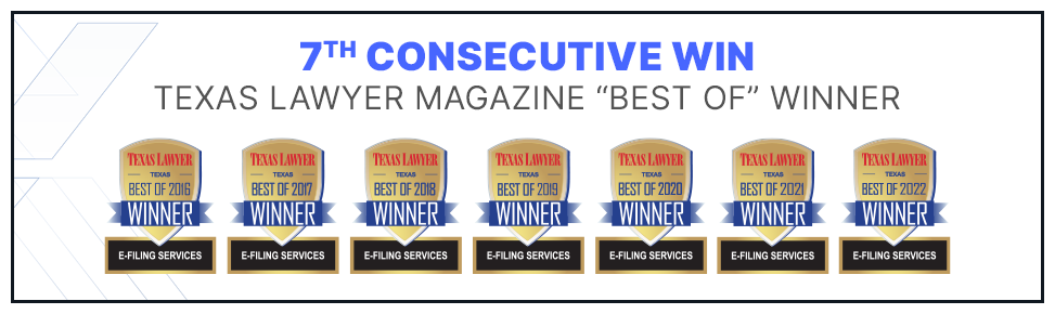 7TH CONSECUTIVE WIN TEXAS LAWYER MAGAZINE “BEST OF” WINNER